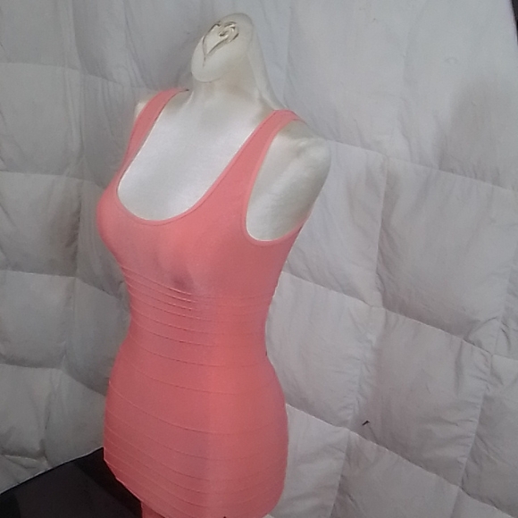 Low cut sleeveless backless sheath style dress by Bebe. - Picture 2 of 6